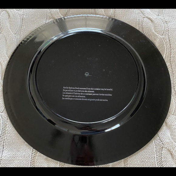 Michael’s plastic Silver charger dish. Used. - Picture 4 of 4